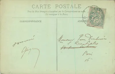 Chantilly — Zamek — Strona północno-zachodnia — LL. — Rewers