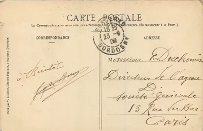 Monbazillac (Dordogne) — Zamek (XVe wiek) — Bergerac — Rewers