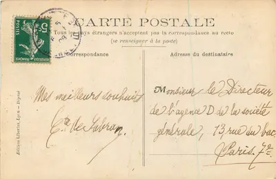 La Clayette — 4. widok zamku — Jezioro — Wydawnictwo Libertas, Lyon — Rewers