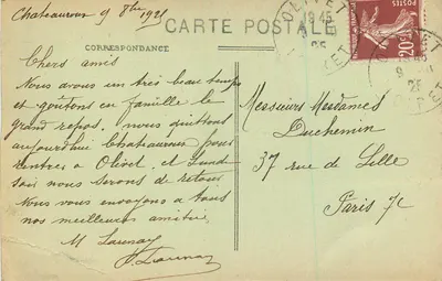 Château du Parc — Château de Châteauroux — Coll. G. G. & Fils, Châteauroux, n°110 — Back