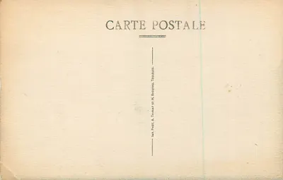 Laval — The Old Bridge and the Old Castle — Publisher: A. Thiriat and H. Basuyau, Toulouse — Back