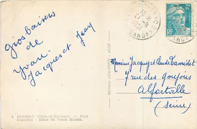 Moissac — Most Napoleona — Hotel Starego Młyna — Wydawnictwo APA-POUX - ALBI — Rewers