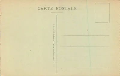 Clermont Ferrand — Panorama z wież katedry (Zachodniokształtny dzielnica) — J. Gouttefangeas, Olliergues (P.-de-D.) — Rewers