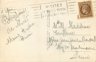 Nice. Promenade des Anglais — widok panoramiczny — Wydawnictwo Mar — Rewers