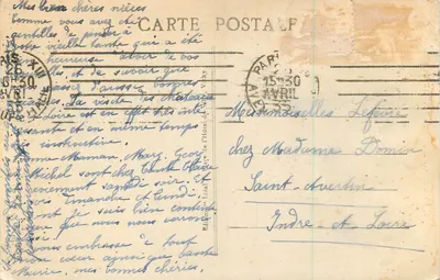 Clermont-Ferrand — Casa degli Architetti - Scala Rinascimentale — Editore Italal, n° 4115 — Verso