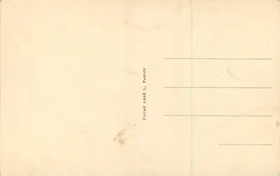 Basílica de Argenteuil (S.-et-O.) — A túnica sem costura de N. S. Jesus-Cristo no grande relicário das ostensões solenes — Cliché L. Parcot — Verso