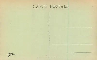 Rouen - Pałac Sądowy — wydawca 'La Cigogne', n° 274 — Rewers