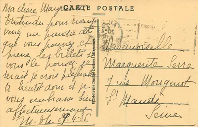 Besançon — Widok twierdzy z Promenady Micaud — D.D. — Rewers
