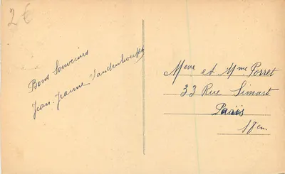 Amiens — Muzeum — Wydawca nieznany, numer seryjny nieczytelny — Rewers