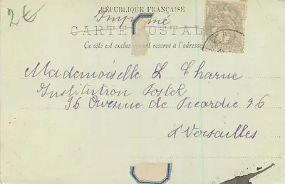 Amiens — Katedra — Ogólny widok z wieży dzwonowej — LL. — Rewers