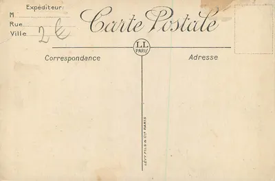 Amiens — O Palácio de Justiça — LL — Verso