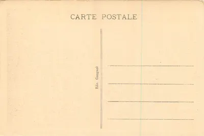 La Bourboule — Trasa do Przepływu — Piekne krajobrazy Auvergne — nr 3058 — Wydawca J. Tisal — Rewers