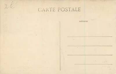 Wyloczyn źródeł Fontaine — Vaucluse — Wydawnictwo Artystyczne Vve J. Brun, Carpentras, n°23 — Rewers