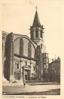 Carpentras (Vaucluse) — Catedral de São Siffrein — Conbier Impr. Marne