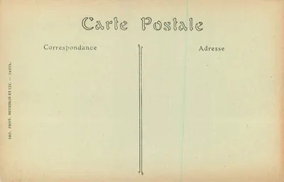Zamek Pierrefonds — Widok z Route de Compiègne — ND. Phot. — Rewers