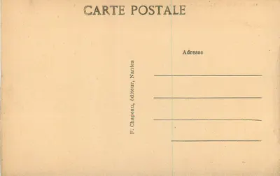 NANTES — Castelo dos Duques da Bretanha — As Lucarnas e as Loggias — Verso