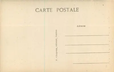 NANTES — Cour du Château — Le Puits (XVe siècle) — Verso