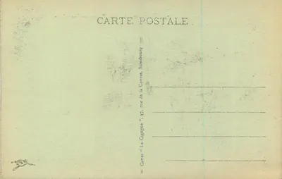Sélestat - Arsenal Sainte-Barbe — wydawca « La Cigogne », n°30 — Rewers