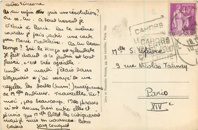 Cahors — Ruínas da Igreja dos Jacobinos — LL — Verso