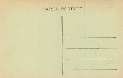 Palácio de Fontainebleau — Visão do Jardim Inglês — Editor não identificado, n° de série 2024 — Verso