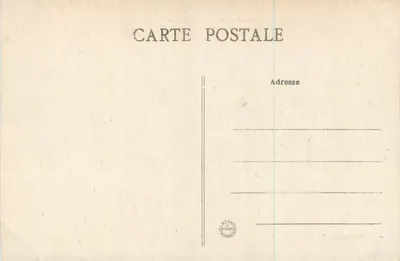 Palácio de Fontainebleau — Vista geral tirada do Bréau — Coleção Aulnay — Verso