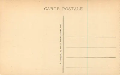 Palais de Fontainebleau — Die Kapelle — A.P. — Rückseite
