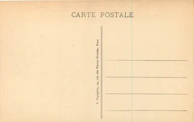 Pałac w FONTAINEBLEAU - Cour des Fontaines - Ogólny widok - A.P. — Rewers