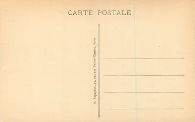 Pałac w Fontainebleau — Pawiłon Ludwika XV i Jezioro z Karpami — A.P. — Rewers