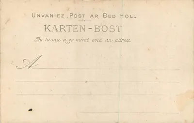 Le Folgoat — O Portal dos Apóstolos — Coleção VHL-ARTIN, número 636 — Verso