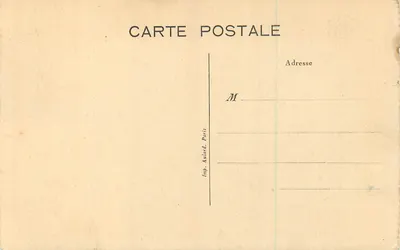 Notre-Dame des Eaux — statua w ogrodach Domu Matki Siostry Miłosierdzia w Nevers — Reprod. int. — Rewers