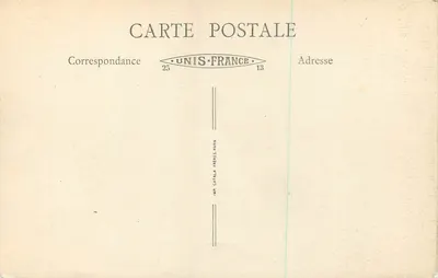 Jardim da casa de Hector Berlioz e seu poço histórico — Montmartre — editor Unis-France, n°6 — Verso