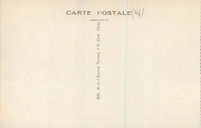 Padirac — Jezioro Gours — L'Alsace, nr 307 — Rewers