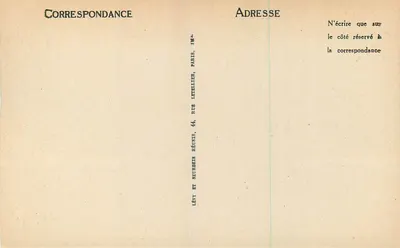 Fontainebleau — A Floresta — O Esfinge dos Druidas — LL — Verso
