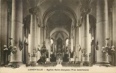 Lunéville — Igreja de São Jacó (Vista interna)