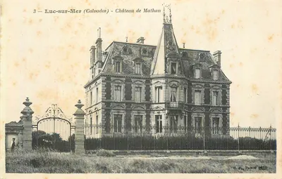 Luc-sur-Mer (Calvados) — Castelo de Mathan — B.F. Paris