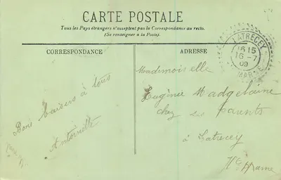Domrémy — Huis van Jeanne d'Arc en de Kerk — I.L. — Achterkant