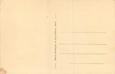 Troyes - Praça e Jardim da Prefeitura — edição Hermignies — Verso