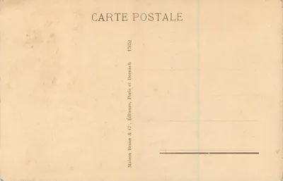 Les Deux Amoureux — Albert Neuhuys — Maison Braun & Cie, Paris — Verso