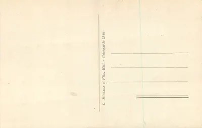 Bellegarde — A perda do Ródano e o Belvedere — L. Michaux e Filhos, Ed. (Ain) — Verso