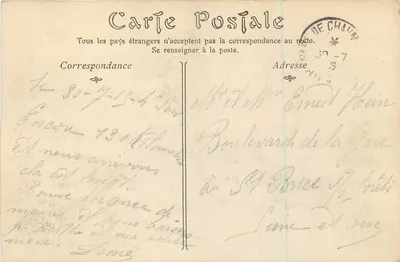 Chaumont (Marne) — O Museu, Sala dos Quadros — N° 39 — Verso