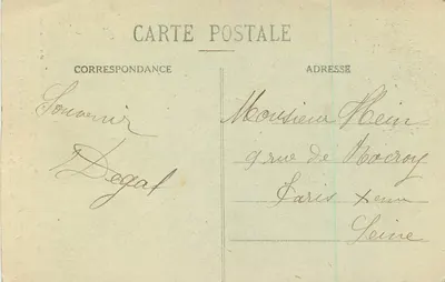 Podziemne galerie Gouffre de Padirac — źródło rzeki podziemnej — fototypia Dubernet & Palta, Cahors — Rewers