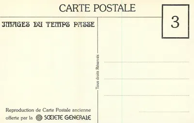 Paris Novo — As Mulheres Cocheiras — Sra. Moser e Sra. Vilain — A conversa enquanto espera o cliente — Verso