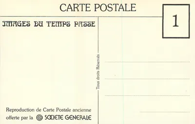 Paris (19e) — Os Abatedouros da Villette — Imagens do Tempo Passado — Verso