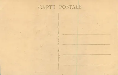 Chantilly (Oise) - O Castelo - Vista geral — Editor Bourgogne Frères, n°6 — Verso