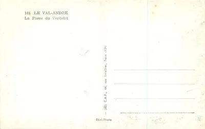 La Passe du Verdelet — widok morski — Réal-Photo, nr 148 — Rewers