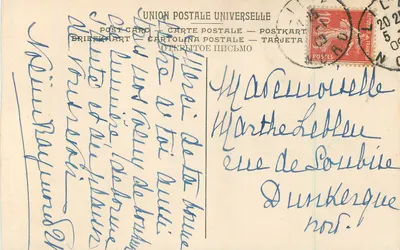 A Cabeça de Cera — Museu de Lille — série 64 LL. — Verso