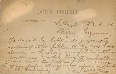 Lille - Porte de Paris — E. C. — n°11 — Rewers