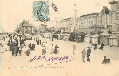 Malo-les-Bains — O Casino e a Digue — LL. — n°33