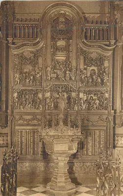 Roubaix — Igreja de São Martinho — Retábulo de São João Batista — Edição D. Vannansart - Roubaix