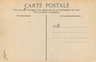 Fontanna Matki i Dziecka — Ogrodnik Orangerii — Pomnik Bóstwa Maternitii — Wydawca L.V. & Cie — Rewers